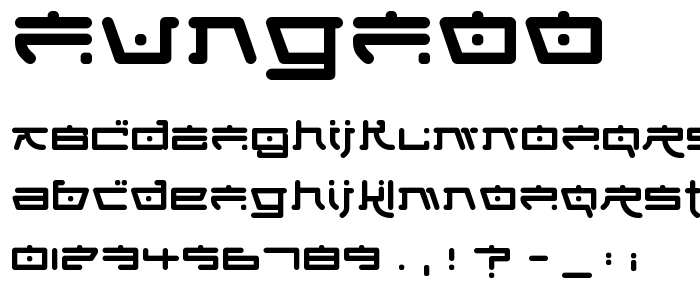 FungFoo font