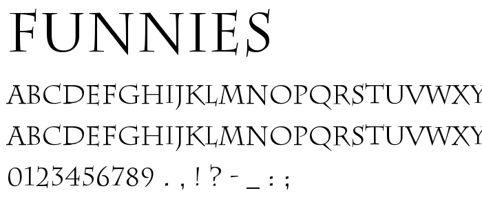 Funnies font