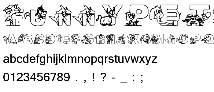 FunnyPets font