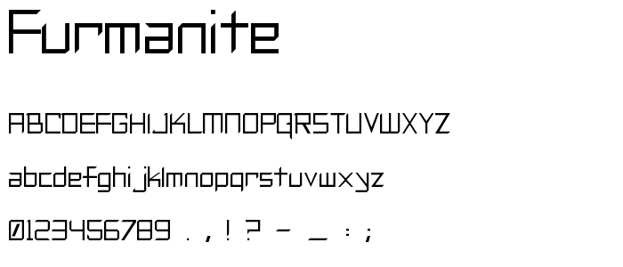 Furmanite font