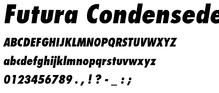 Futura-CondensedExtraBold-Italic font