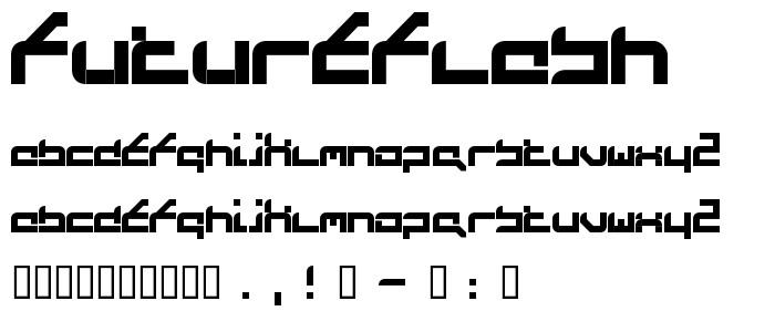 FutureFlash font