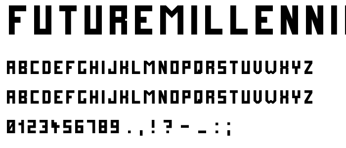 FutureMillennium font