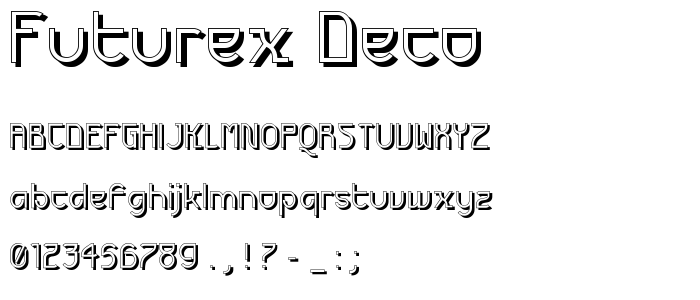 Futurex Deco font