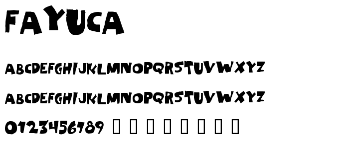 fayuca font