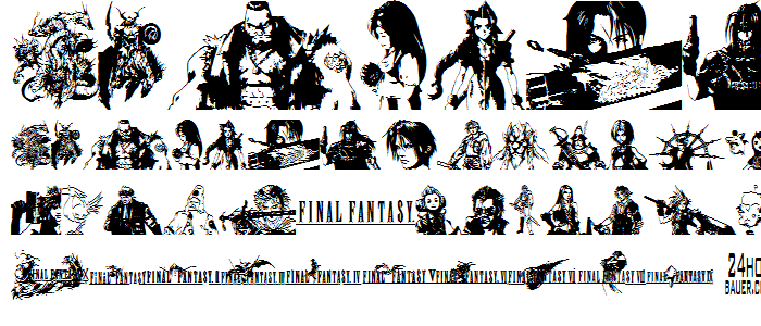 final fantasy elements font