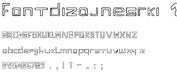 fontdizajnesrki 1 font