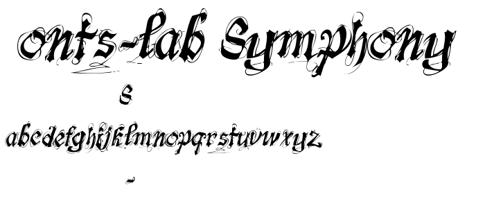 fonts-lab Symphony font