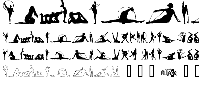 GIMNASIA font