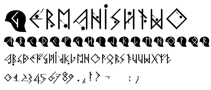 GerManishTwo font