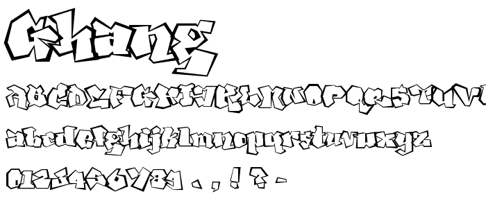 Ghang  font