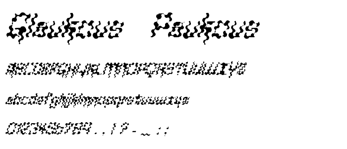 Glaukous - Paukous font