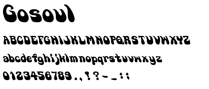 GoSoul font