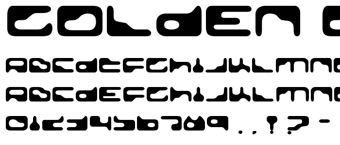 Golden Girdle font