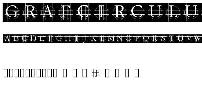 GrafCirculumBricks font