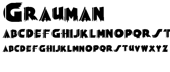 Grauman font