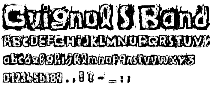 Guignol_s Band font