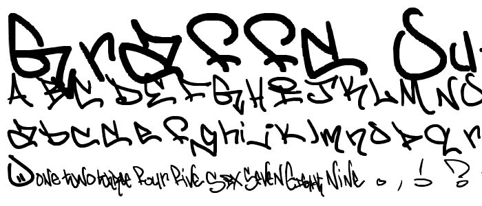 graffd Out font