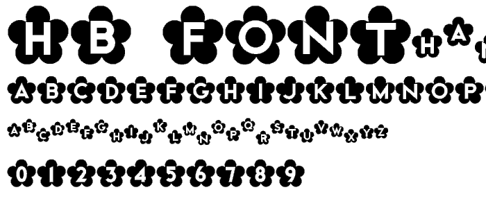 HB FontHANA font