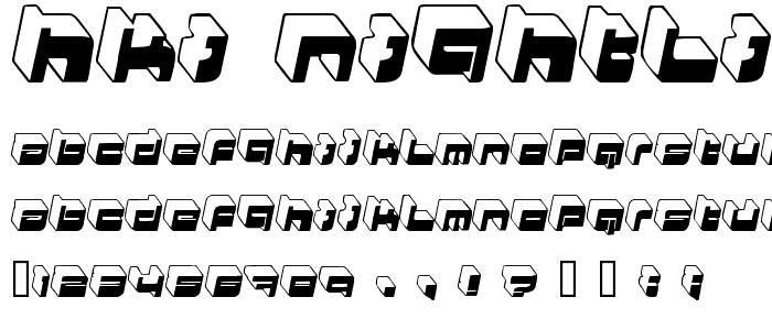 HKI Nightlife font