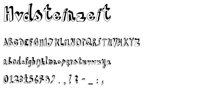 HVDSteinzeit font