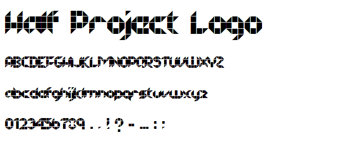 Half Project Logo font