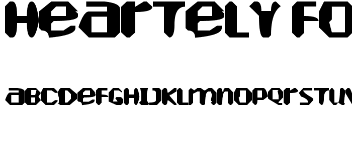 Heartely Fontely font