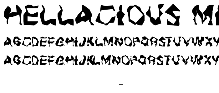 Hellacious Migraine font