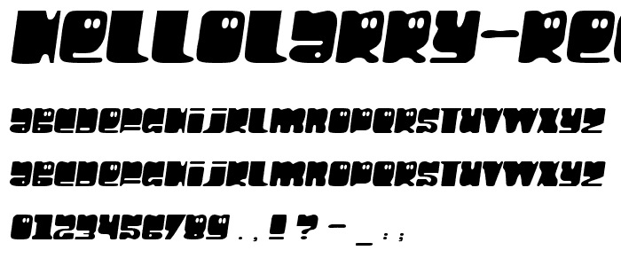 HelloLarry-Regular font