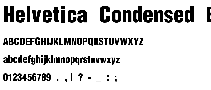 Helvetica-Condensed-Black-Se font