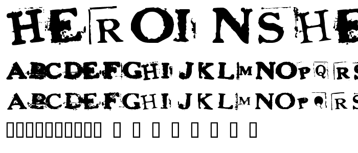 HeroinSheik font