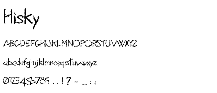 HiSky font