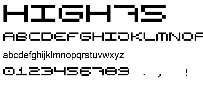 High75 font