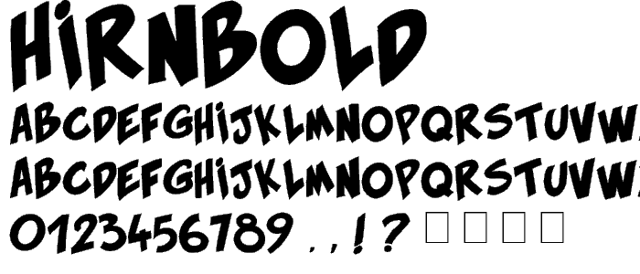 HirnBold font