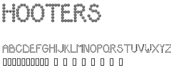 Hooters font