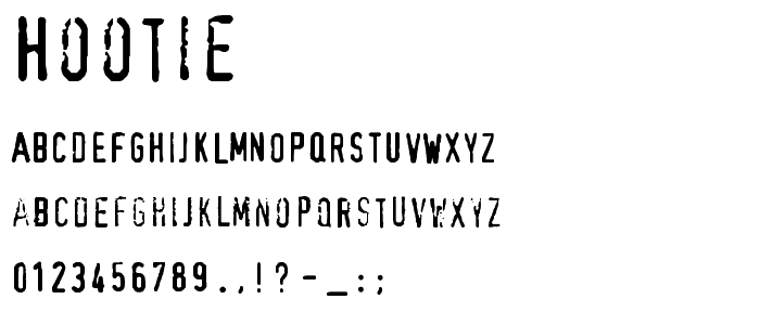 Hootie! font