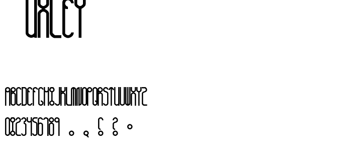 Huxley font