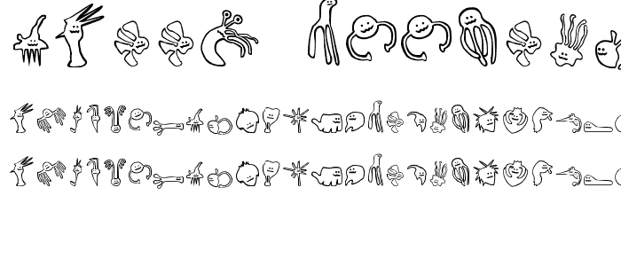 happy offsprings of plankton font