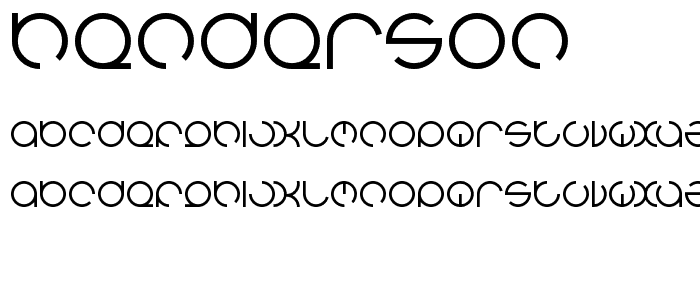 henderson font