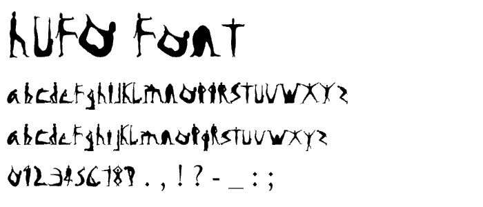 hufo font