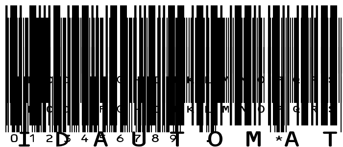 IDAutomationHC39M font