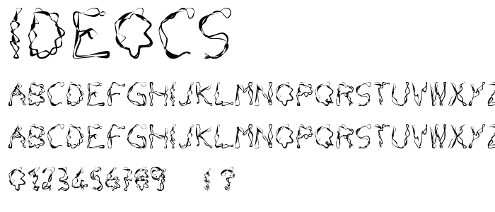 IDEOCS font