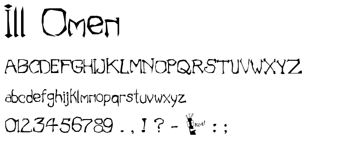 ILL oMen font