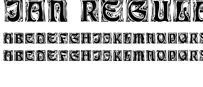 Ian Regular font