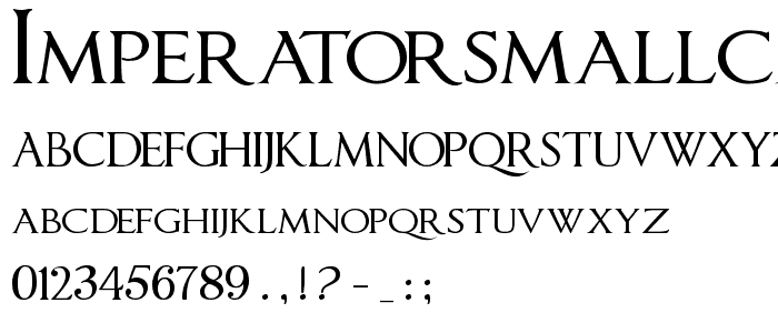 ImperatorSmallCaps font