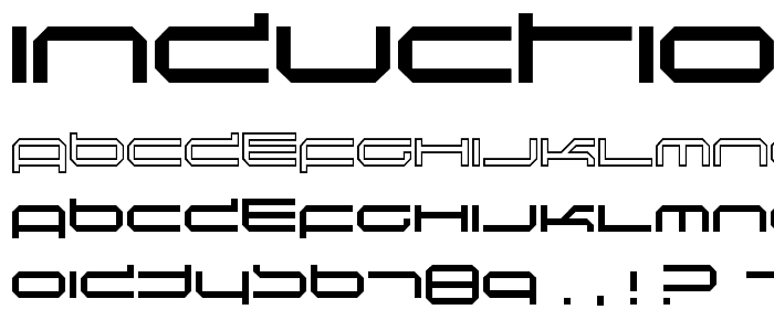 Induction font