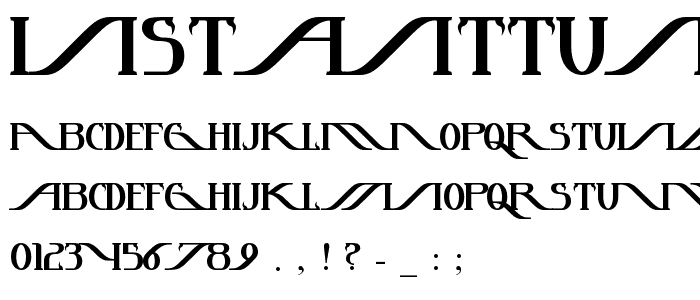 InstantTunes font