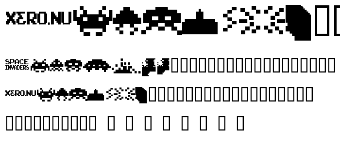 Invaders from Space font