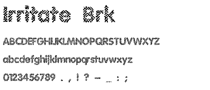 Irritate BRK font