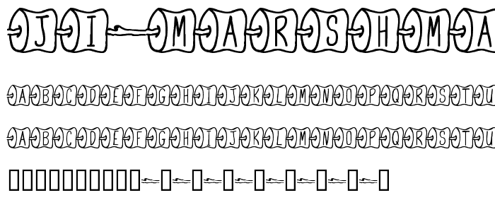 JI Marshmallow Roast font